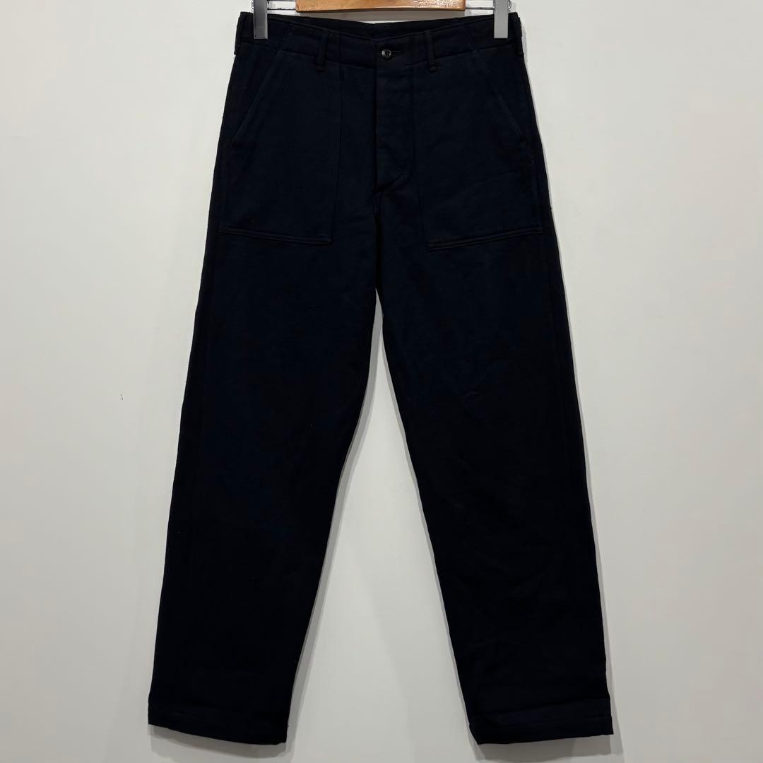 美品 orslow ウール ヘリンボーン ベイカー ファティーグ パンツ 2 M