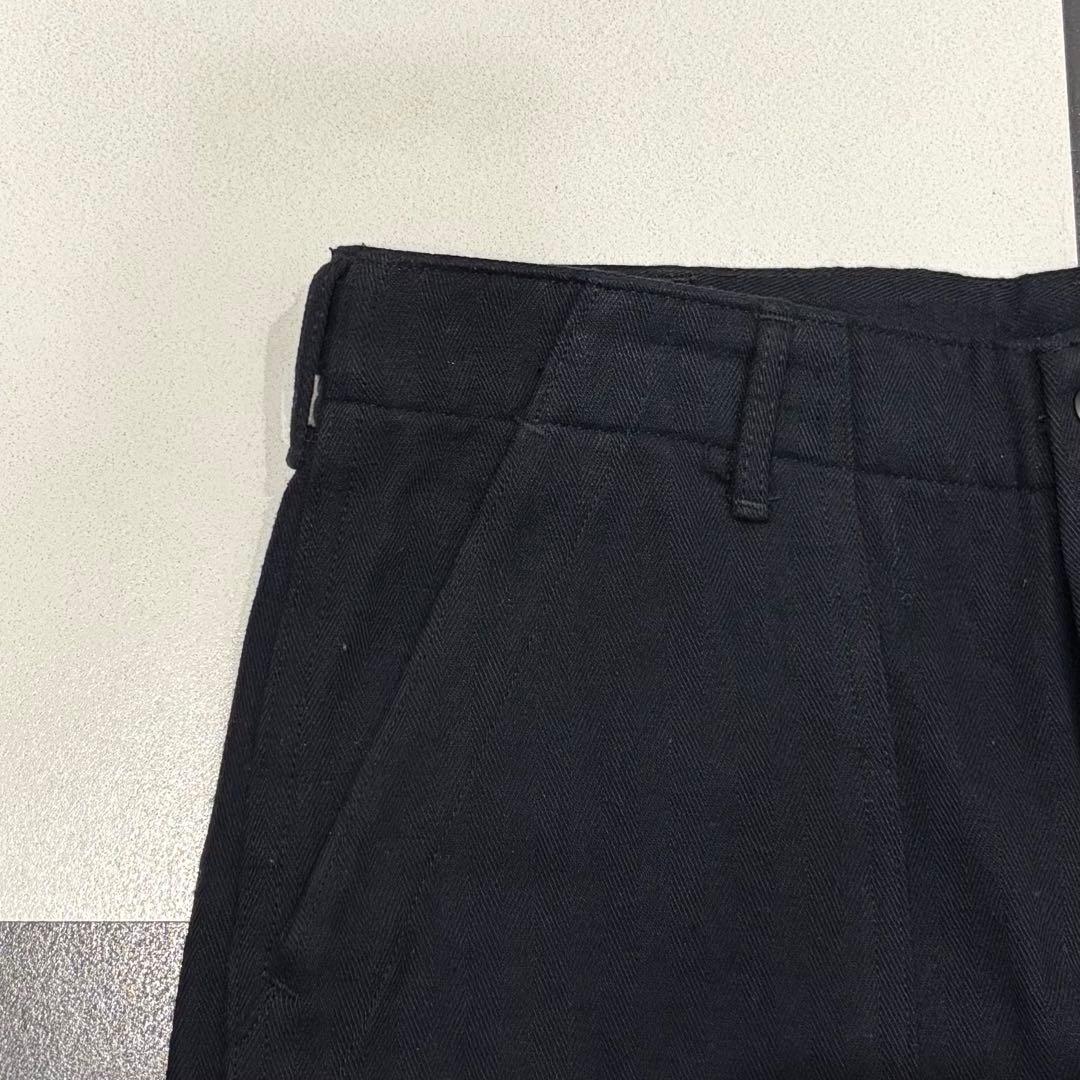 美品 orslow ウール ヘリンボーン ベイカー ファティーグ パンツ 2 M