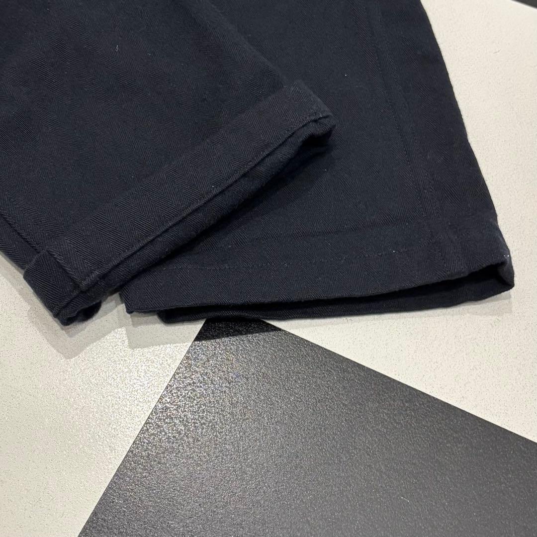 美品 orslow ウール ヘリンボーン ベイカー ファティーグ パンツ 2 M