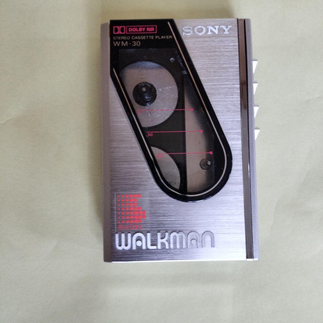 【動作品】SONY WM-30 カセットプレーヤー【ジャンク扱い】