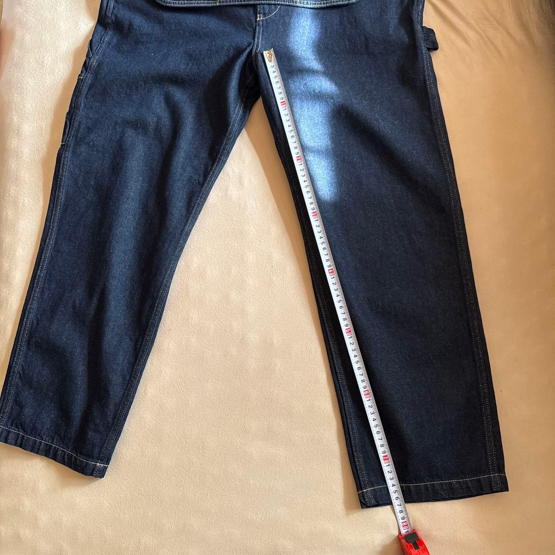 GOHEMP ダークブルー デニムオーバーオール