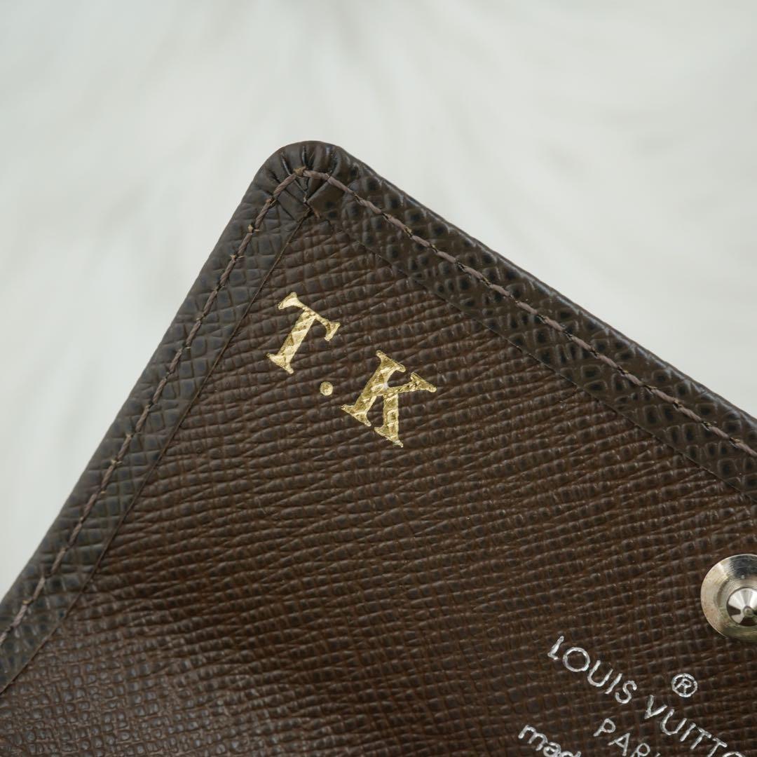 未使用品　箱付き　LOUIS VUITTON キーケース　タイガ　ブラウン　人気