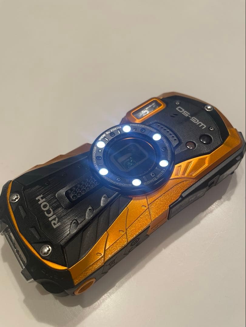 RICOH WG-50 ブラック デジタルカメラ 防水 32GB メモリーカード