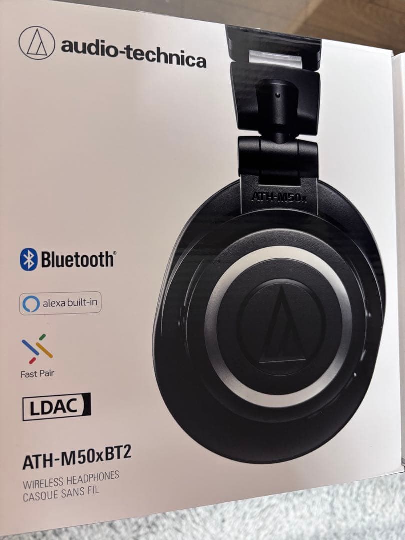 美品audio-technica ATH-M50xBT2 ワイヤレスヘッドフォン