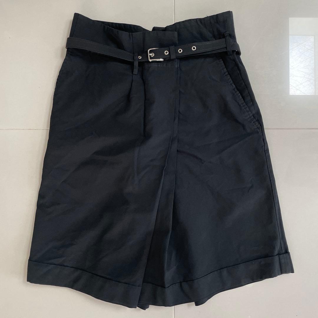 COMMEdes GARÇONS 縮絨キュロットスカート