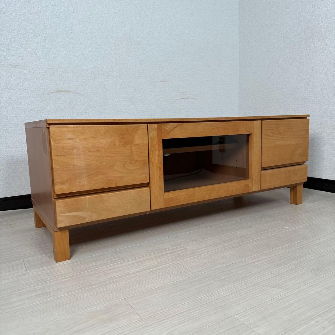 高野木工 レッチェ アルダー材 テレビボード 北欧スタイル 管理No.i1