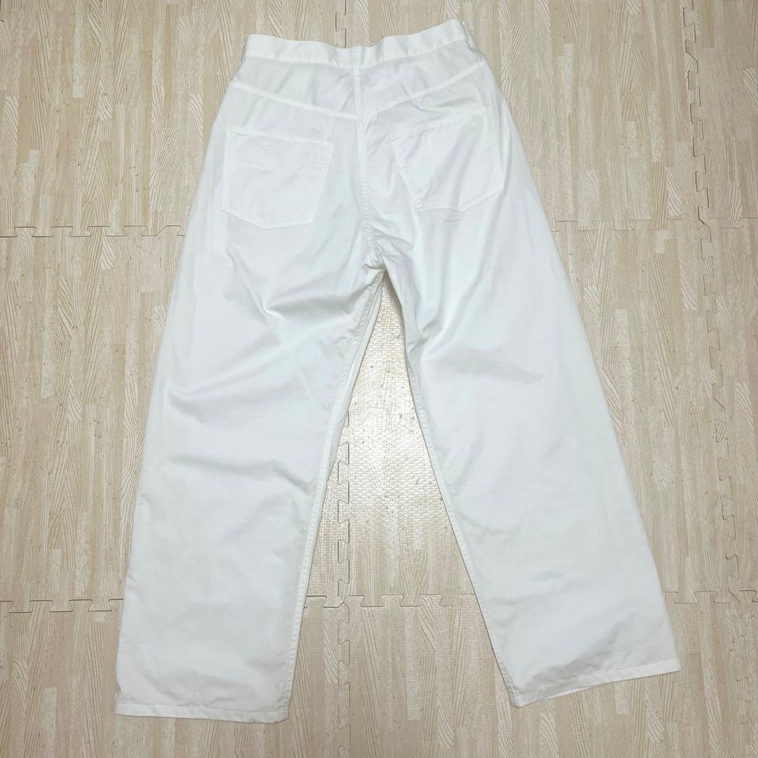 ＜conte＞ラップ チノ テーパードワイドパンツ　サイズ38 ／2回着用