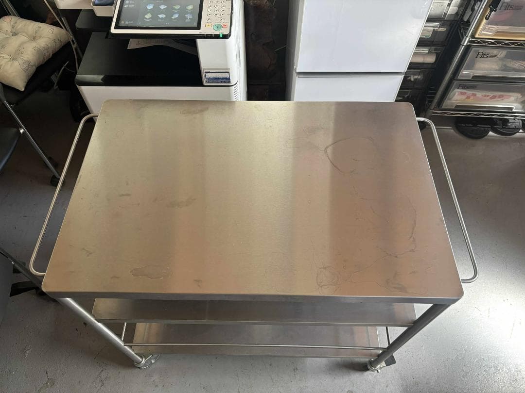 ぴかるーたん IKEA FLYTTA フリッタキャスター付 ステンレス