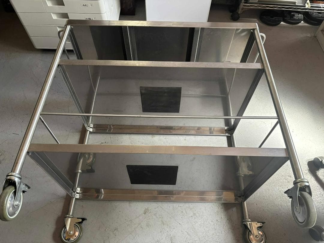 ぴかるーたん IKEA FLYTTA フリッタキャスター付 ステンレス