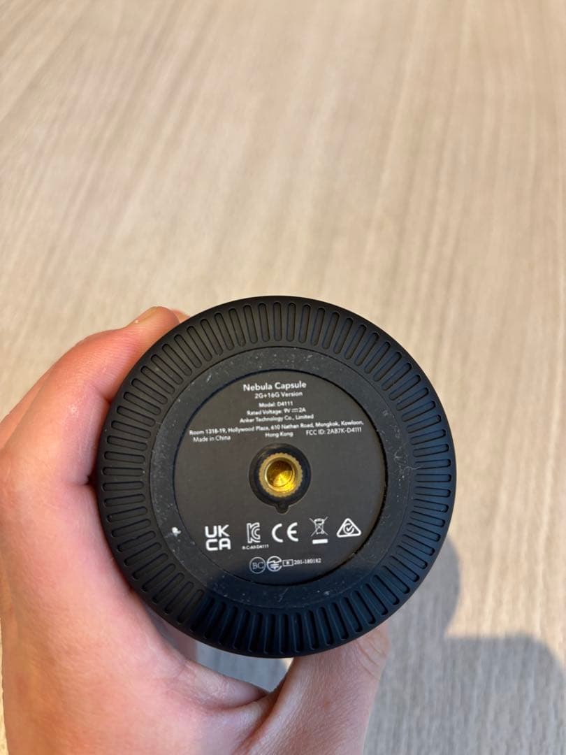 美品　Nebula Capsule Pro リモコン　充電用コード付き