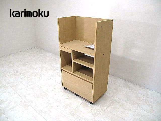 【美品】カリモク マルチラック SS0429　　リビングシェルフ サイドシェルフ