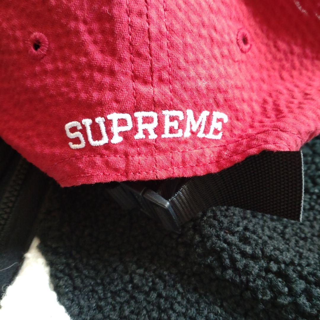 シュプリーム Supremeコットン綿100% Sロゴフリーサイズキャップ帽子赤