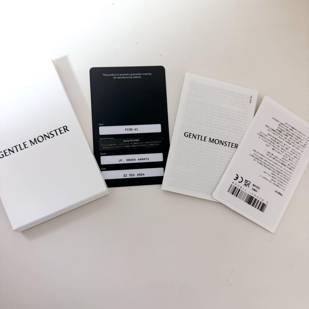 GENTLE MONSTER ジェントルモンスター PINOピノ 黒　正規品