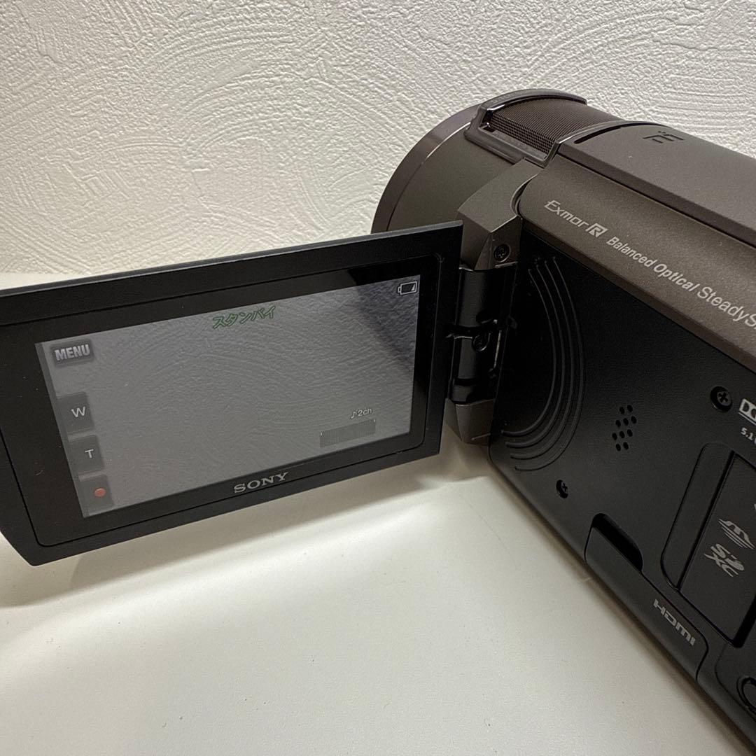 涼SONY HDR-AX45 4K ビデオカメラ 本体　動作確認済み