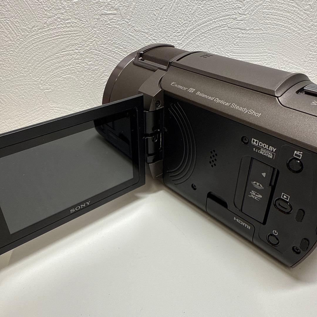 涼SONY HDR-AX45 4K ビデオカメラ 本体　動作確認済み