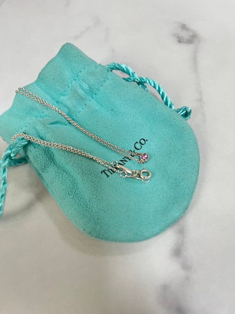 Tiffany バイザヤード　ピンクサファイア　ネックレス