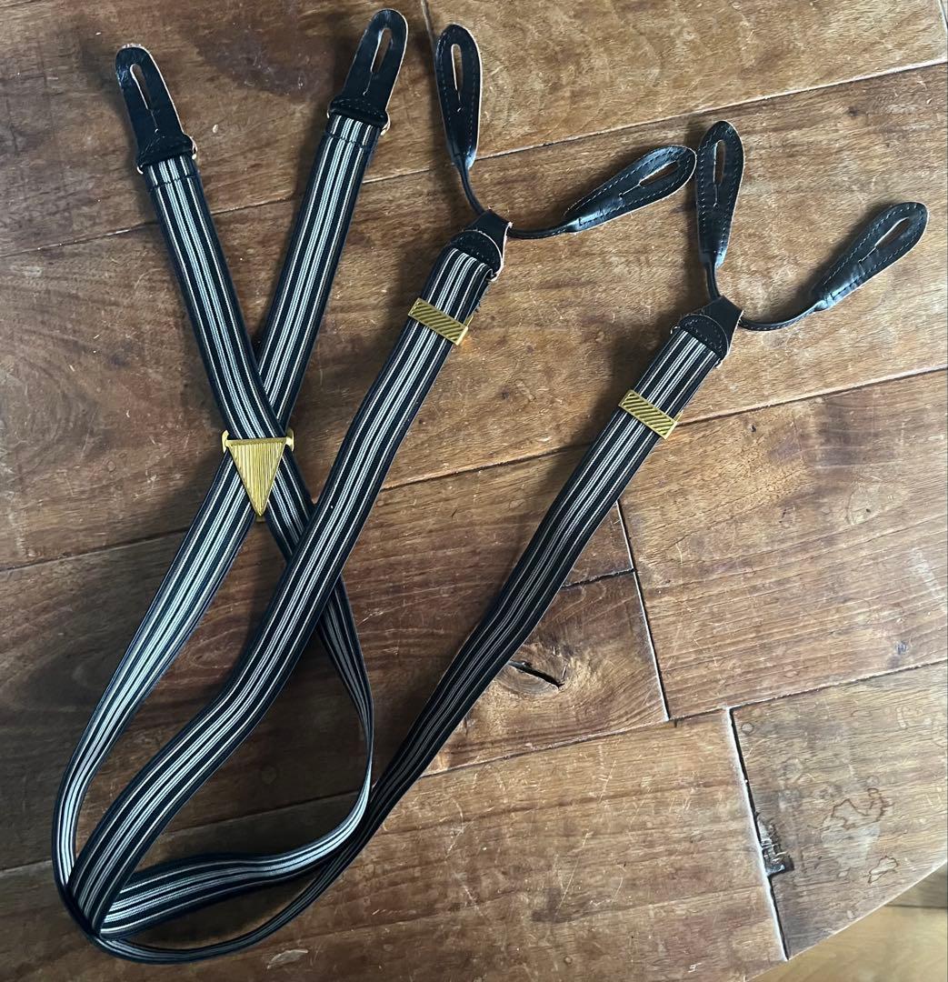 T.T taiga takahashi サスペンダー タイガ タカハシ 黒