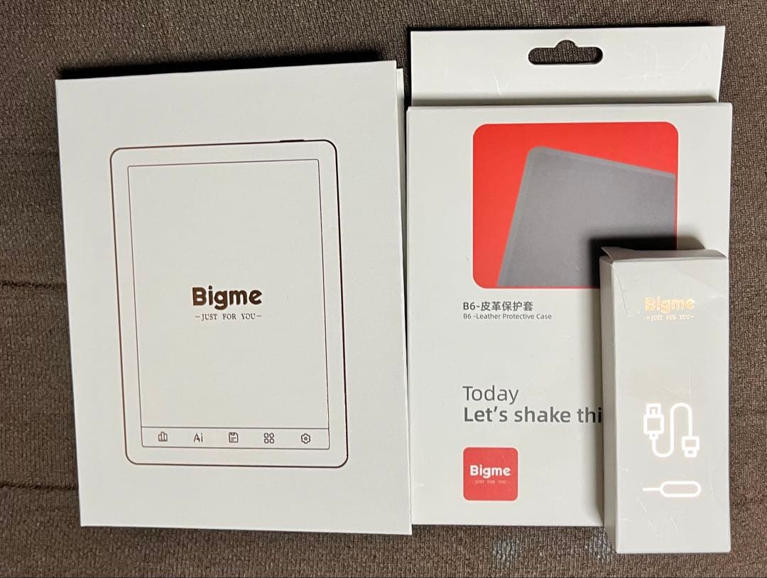 Bigme B6 カラー電子書籍リーダー 本体　カバーセット