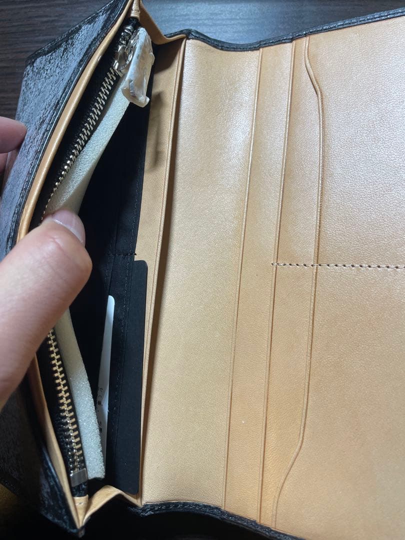 「美品」Dakota ブラックラベル 長財布