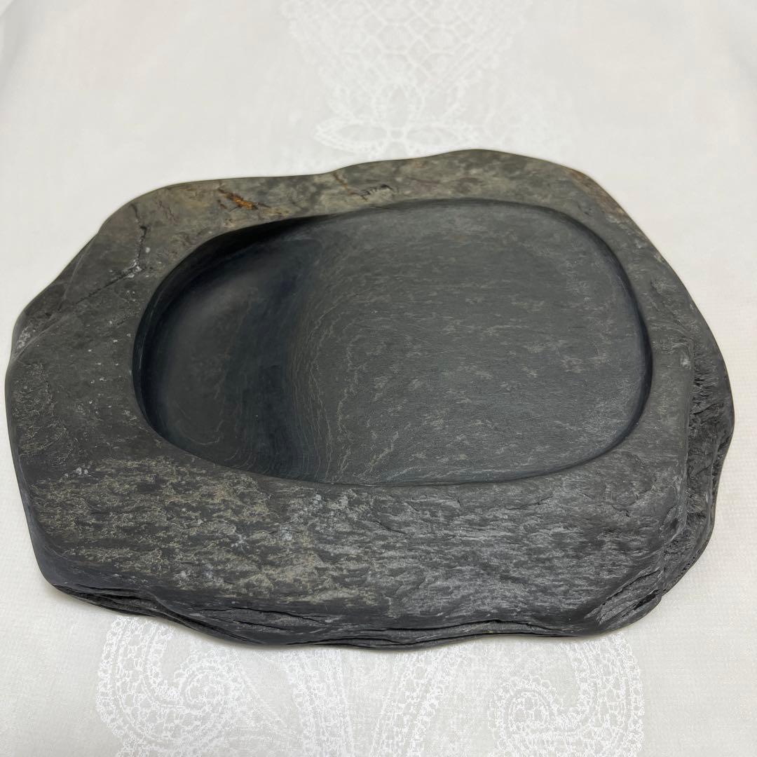 高島虎斑石硯⑤