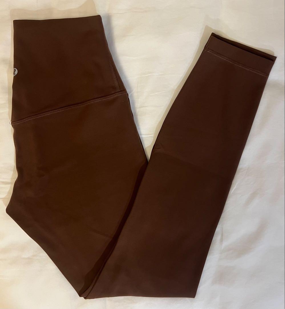 ルルレモン　アラインハイライズレギンス　サイズ4 25インチ　カラーエスプレッソ