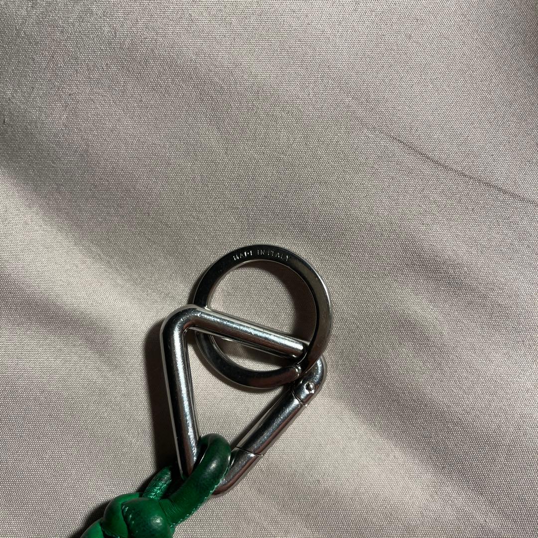 BOTTEGA VENETA 緑色 キーホルダー
