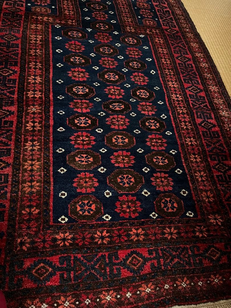 ビンテージ　トライバルラグ