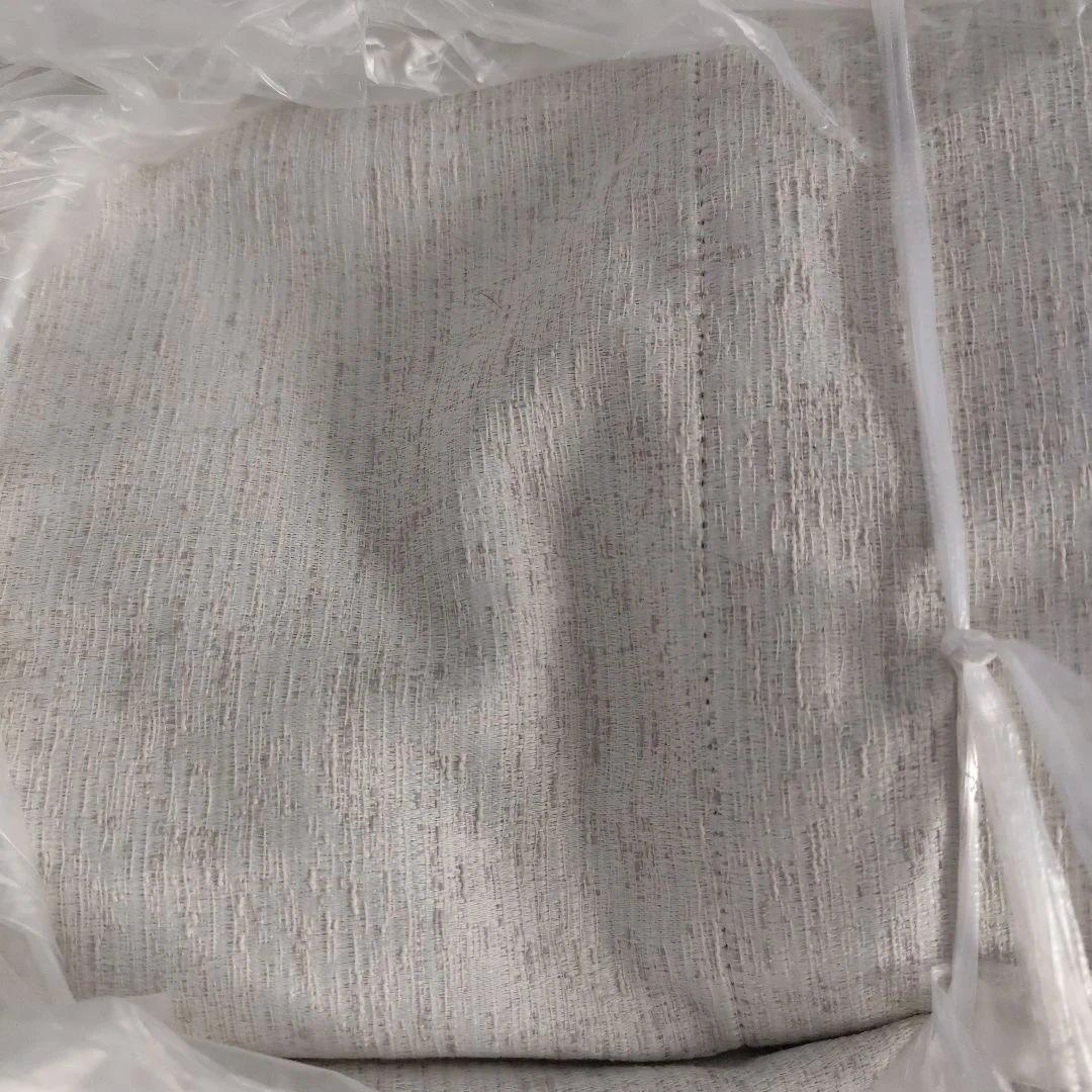 オーダーカーテン　ニトリ　レクセージュ　一級遮光　白/アイボリー　大きい窓用