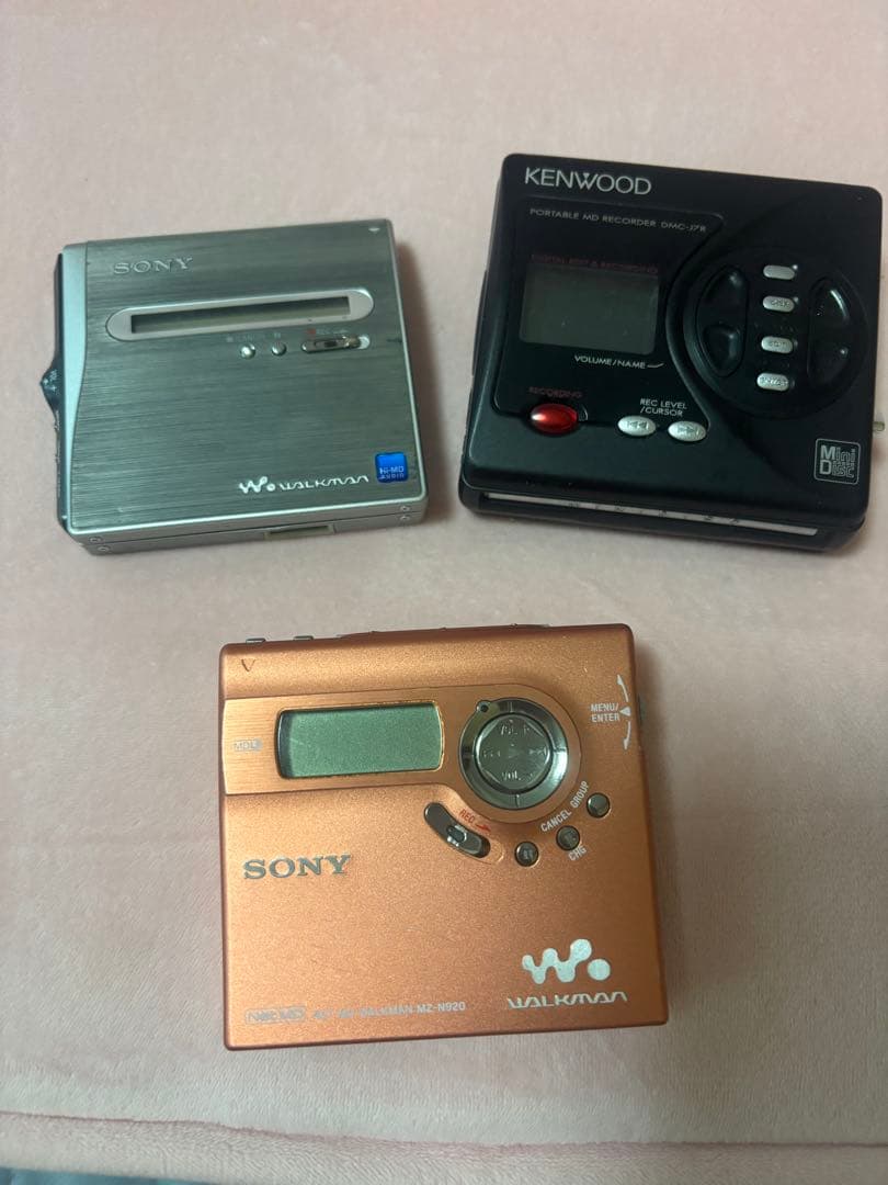 [ジャンク]SONY MD WALKMAN 他まとめ売り