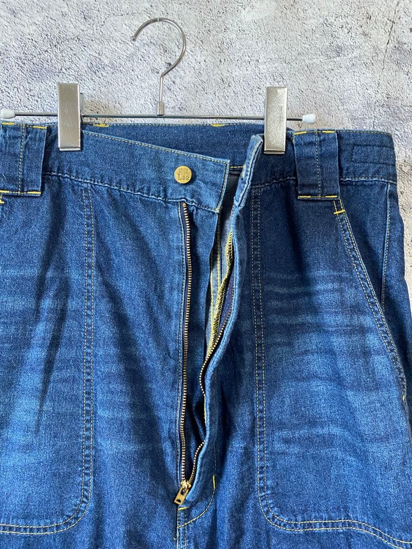 メルシーボーク×リー　サルエルオーバーオールデニムパンツ