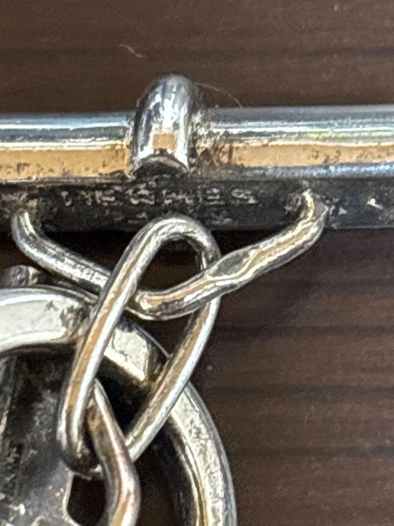 HERMÈS ヴィンテージ　カフリンクス 専用ケース付き