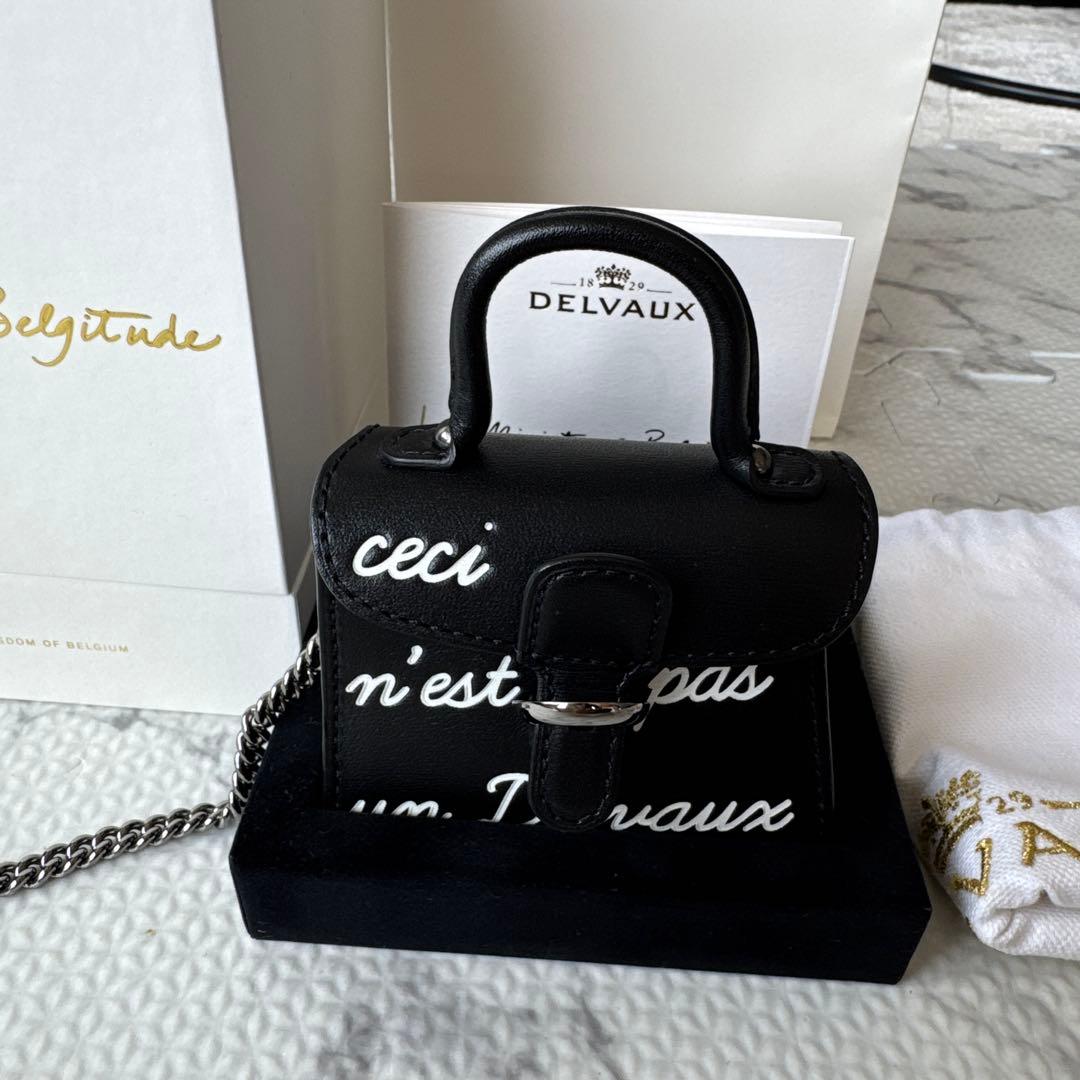 DELVAUX デルボー　　チャーム　ブリヨン　ボックスカーフ　新品未使用