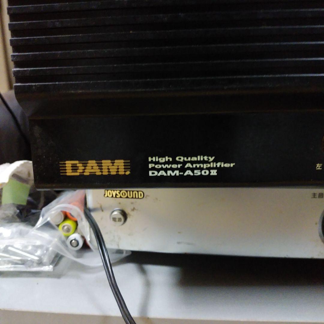 値引き❕売れちゃいます❕！カラオケＤＡＭ　アンプセット　マイクカバーオマケ付❕