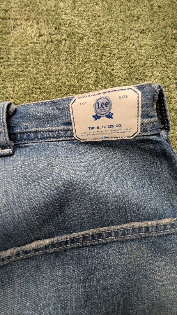 Lee ペインターパンツ デニムブルー