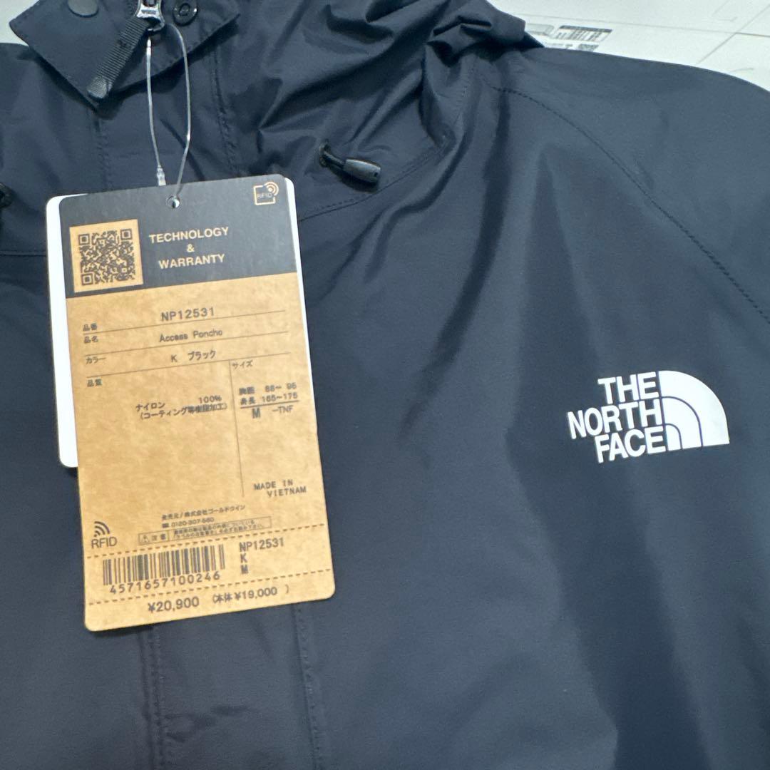 ノースフェイス　レインポンチョ