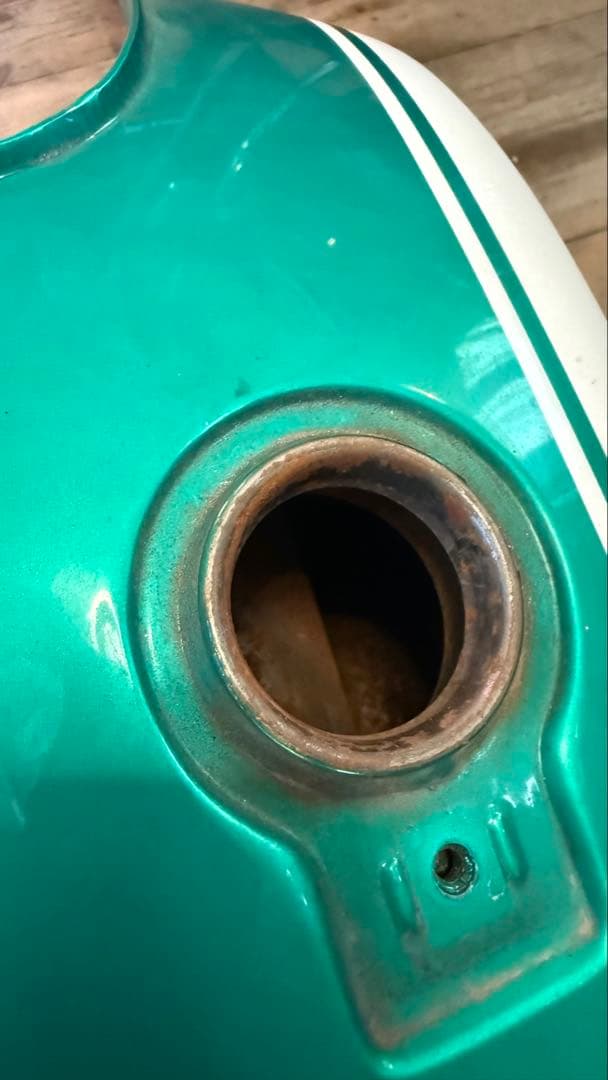 萩原商会様　SR400 2型純正タンク　サイドカバーセット　xs-1カラー