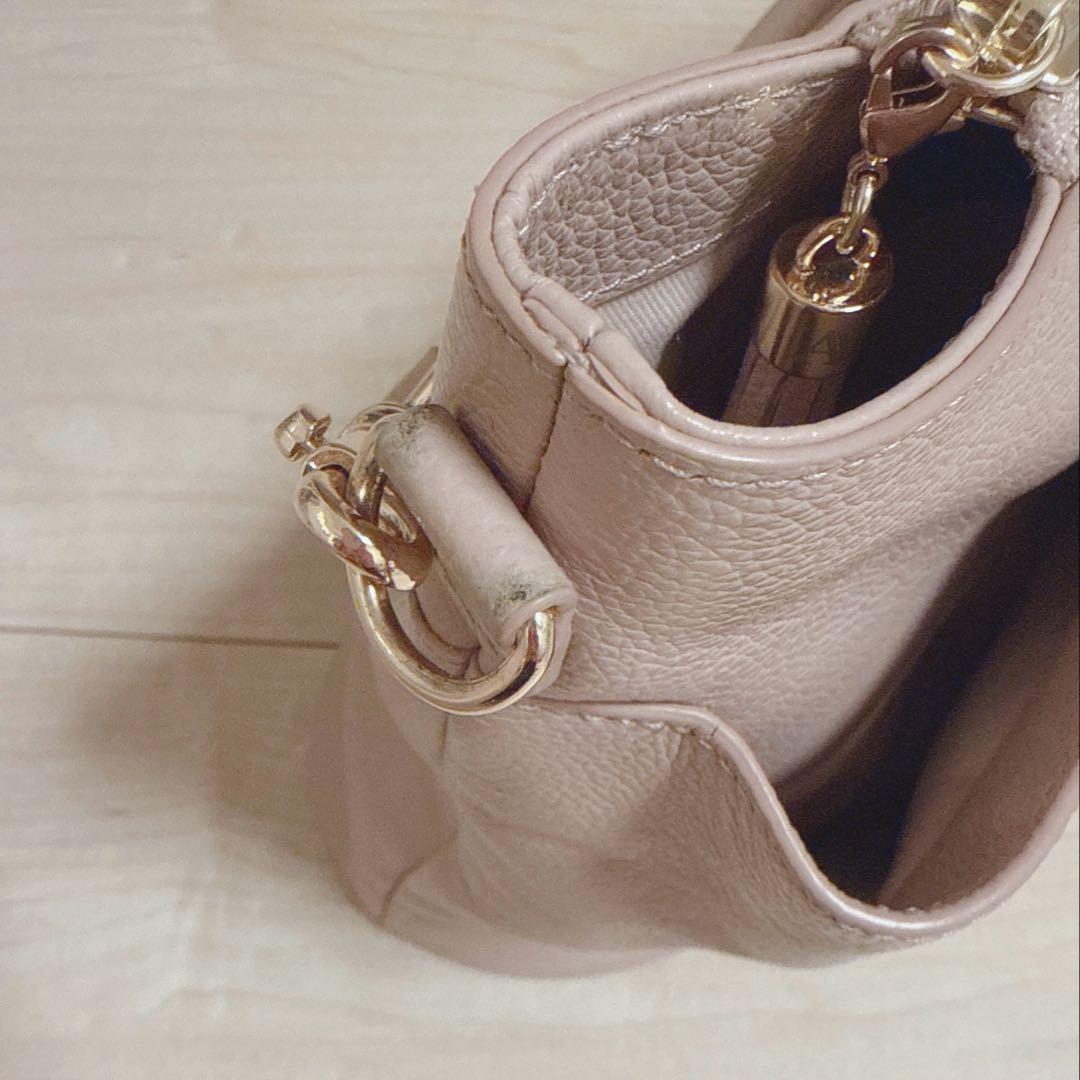 【美品】ATAO（アタオ）ハンドバッグ ウィークエンド　ヌード