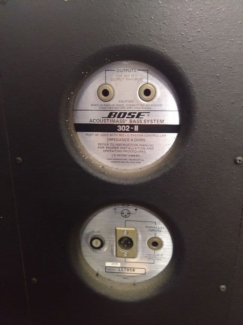d*h様 BOSE アコースティマス・バスシステム 302-II 2台セット