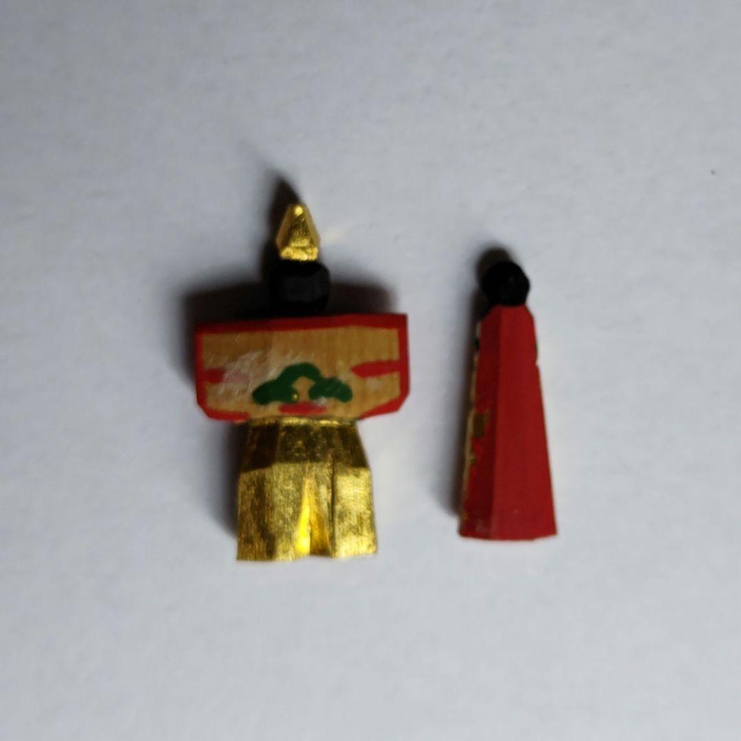 御雛　一刀彫　神泉