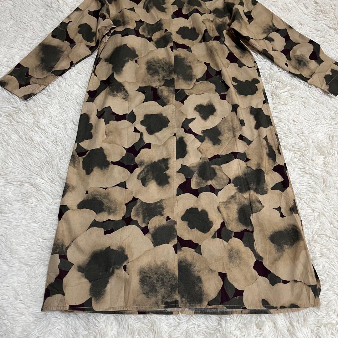 【美品】パラスパレス ロングワンピース スキッパー 花柄 総柄