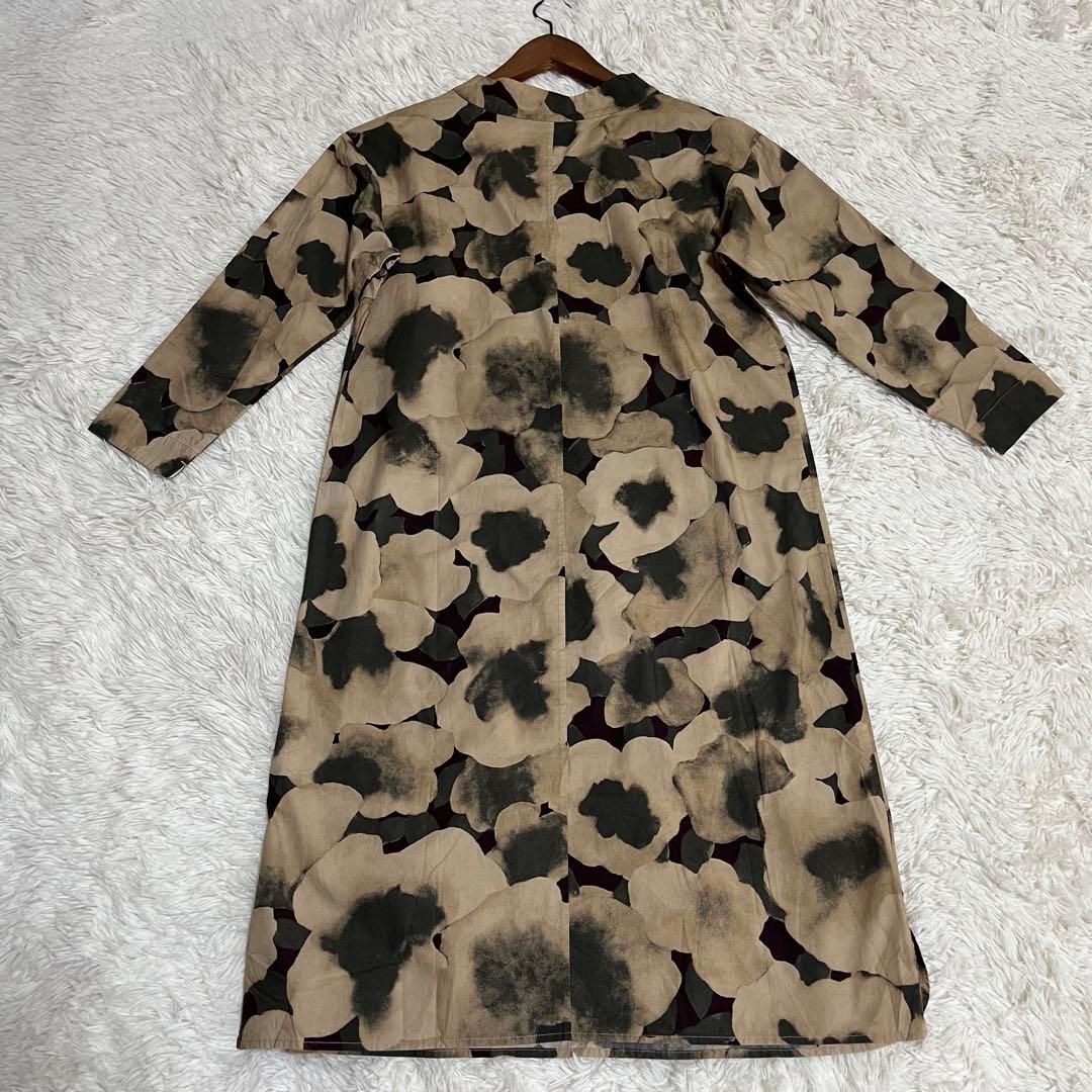 【美品】パラスパレス ロングワンピース スキッパー 花柄 総柄