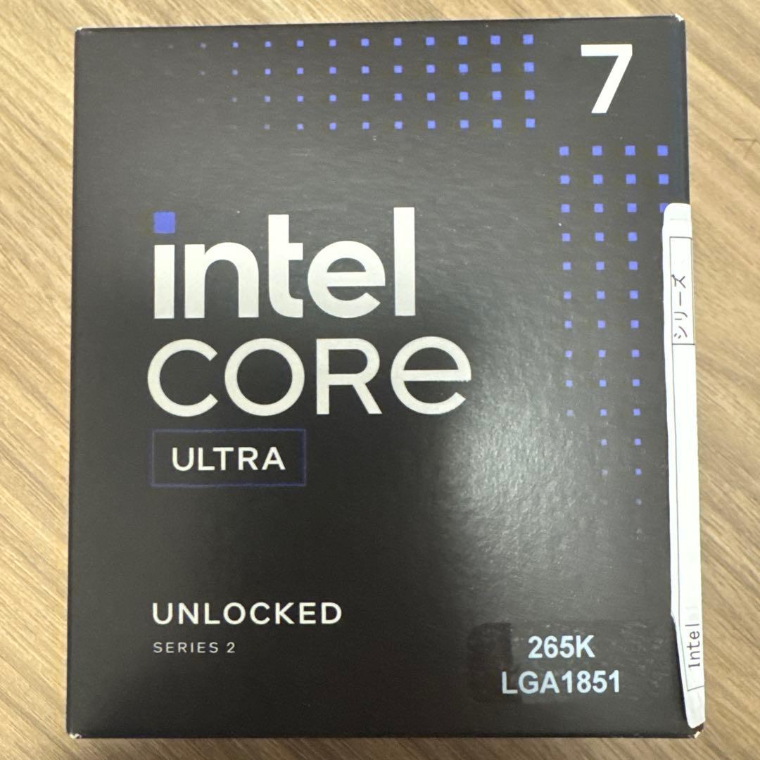Intel Core ULTRA 7 265k CPU 未使用