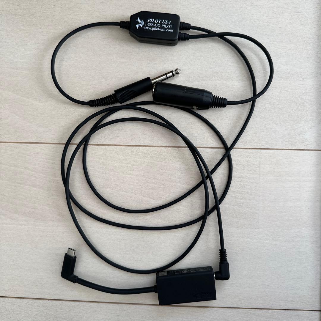 PILOT USA 音声録音アダプター＋GoPro純正アダプター