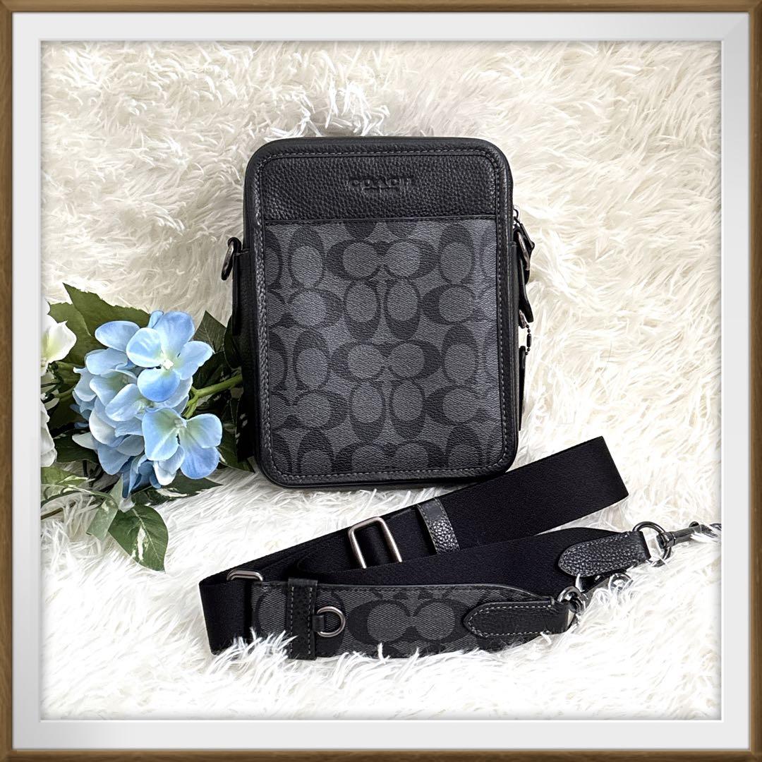 coach✨クロスボディ バッグ シグネチャー キャンバス ショルダーバッグ