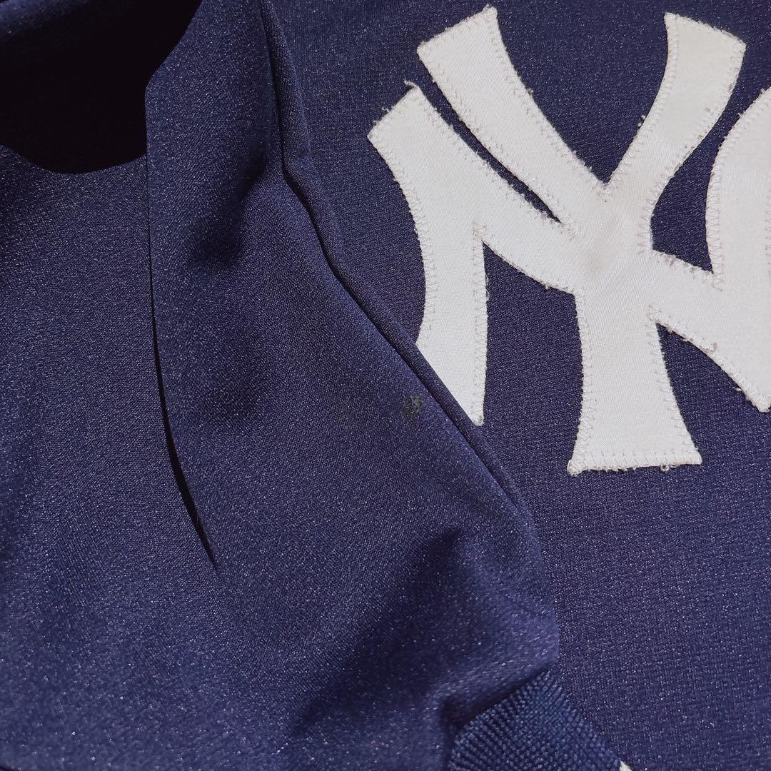 牙*狼様 希少 90s ヤンキース Mitchell & Ness ハーフジップ