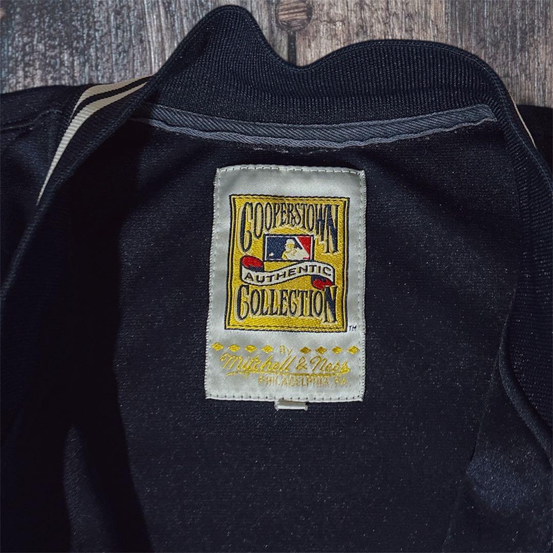 牙*狼様 希少 90s ヤンキース Mitchell & Ness ハーフジップ