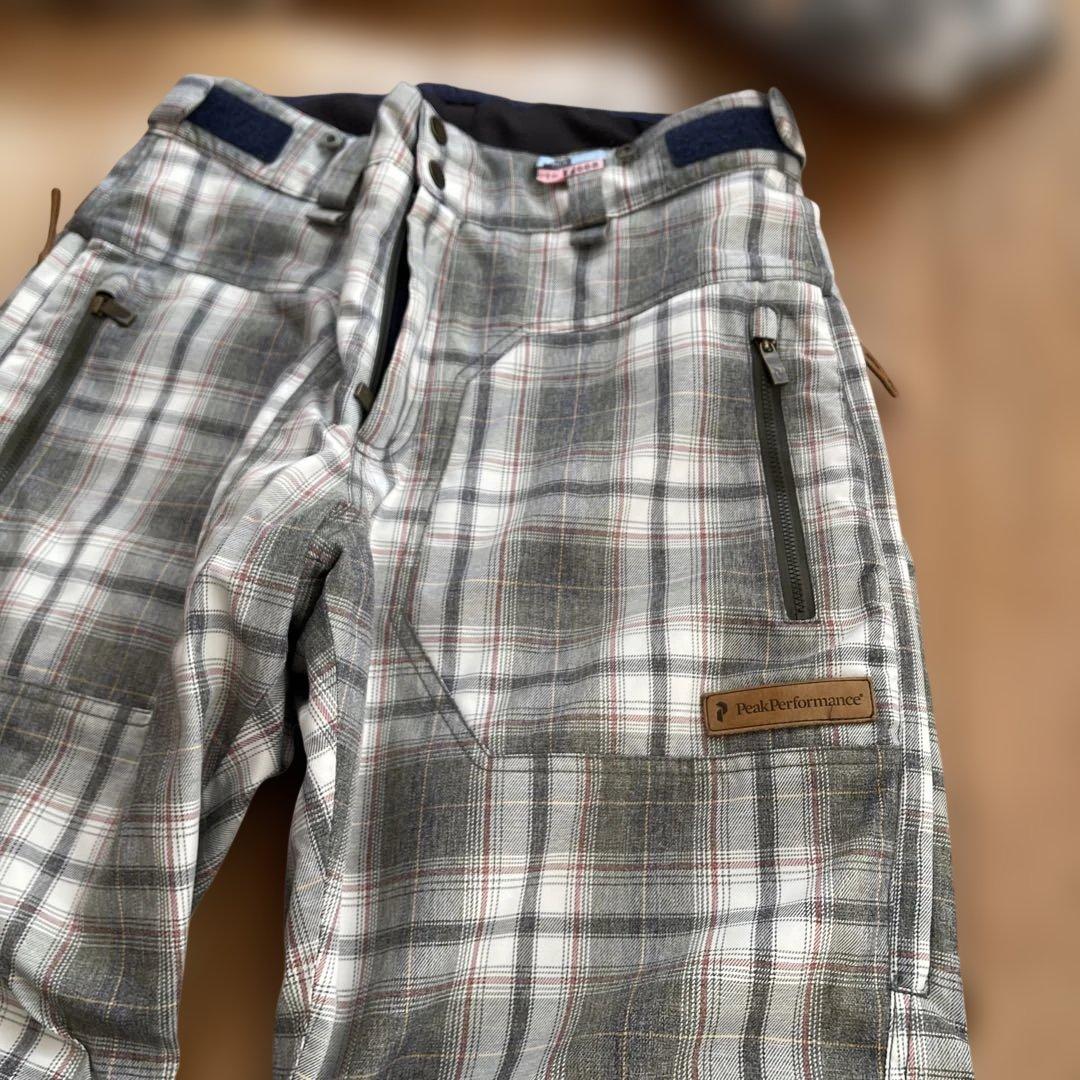 【美品】Peak Performanceスキーウェア上下 男性用Mサイズ