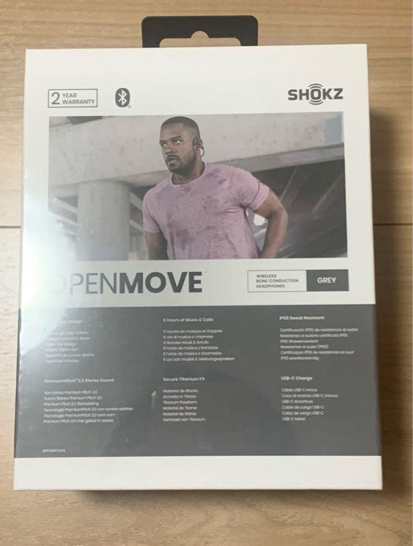 週末セール！SHOKZ OPENMOVE 骨伝導イヤホン グレー S661