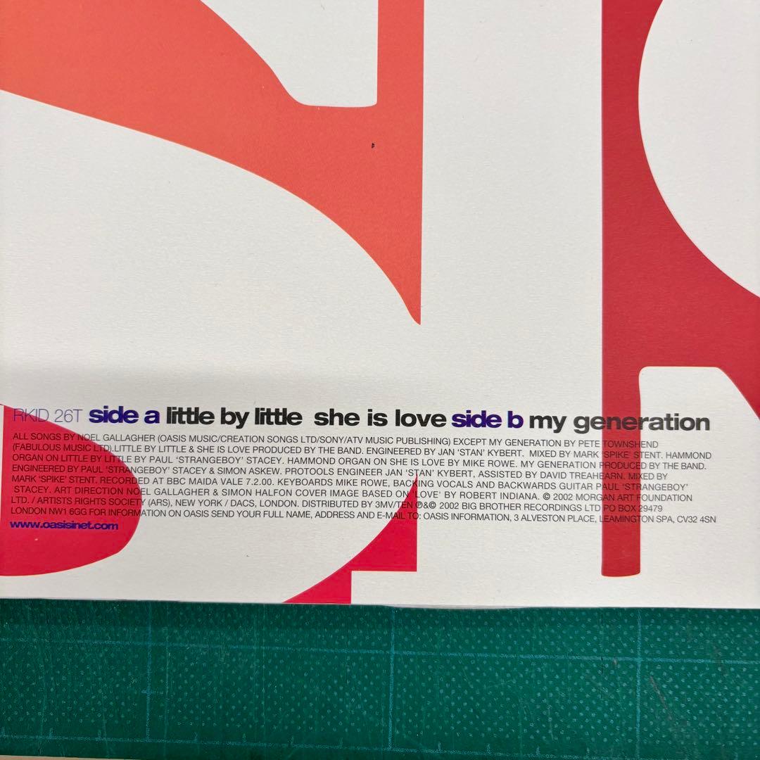 オアシス Oasis Little By Little 12インチ レコード