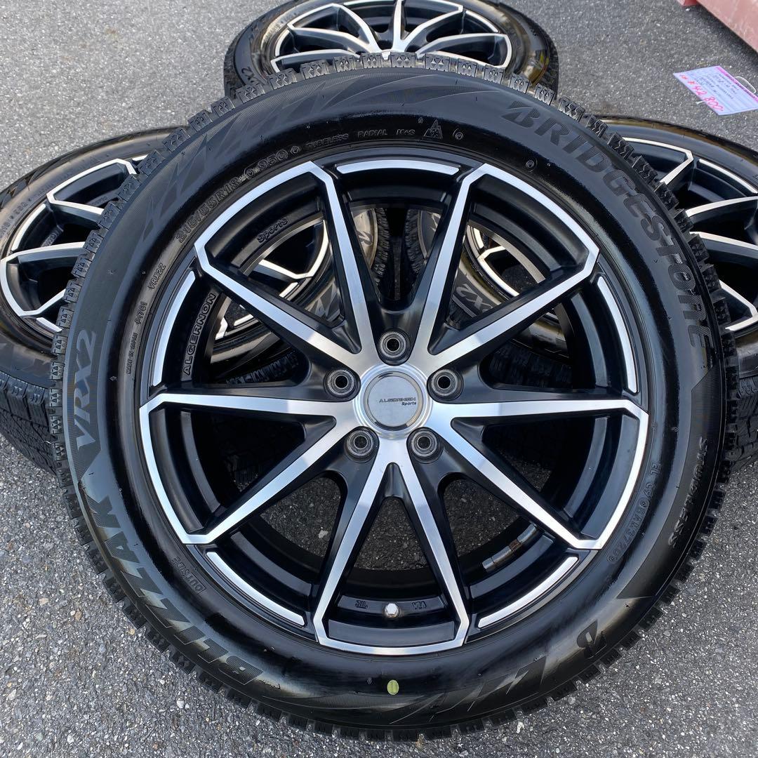 中古バリ溝‼️ブリヂストンスタッドレスセット215/55R18 CX-30等